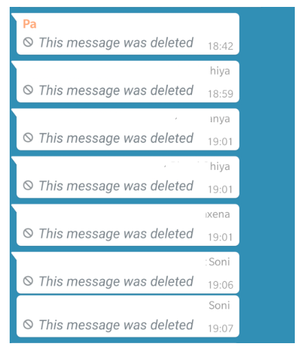 Delete for everyone