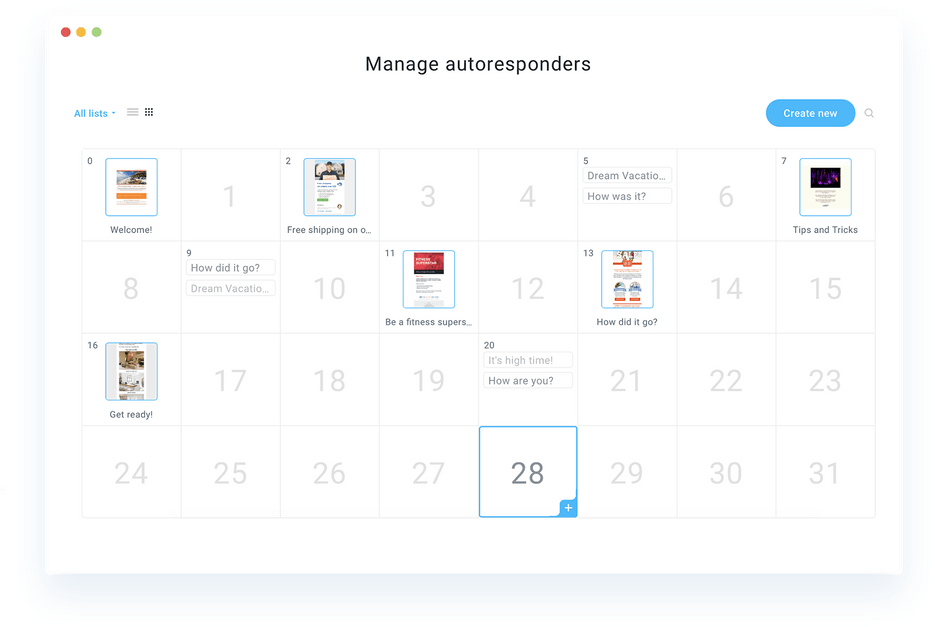 GetResponse - good mailchimp alternative