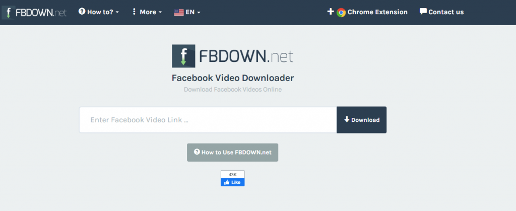 online private facebook video downloader