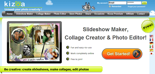 Kizoa Slideshow Creator