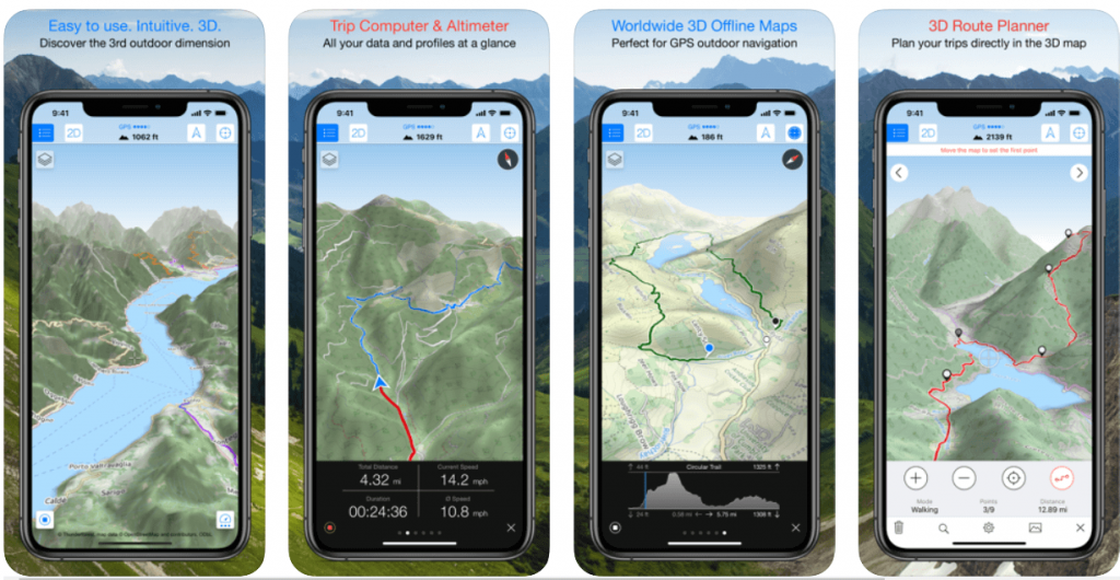 Maps 3D Pro - hiking apps for adventures