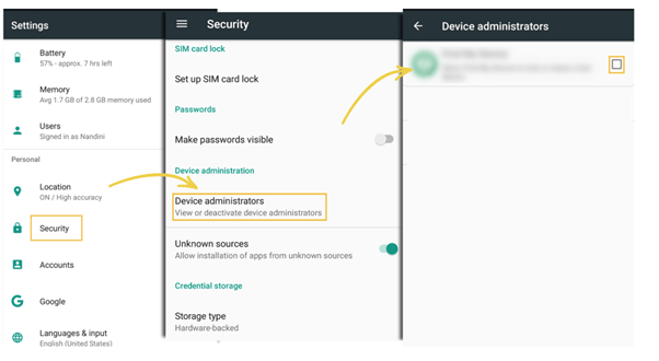 The App Set As Administrator