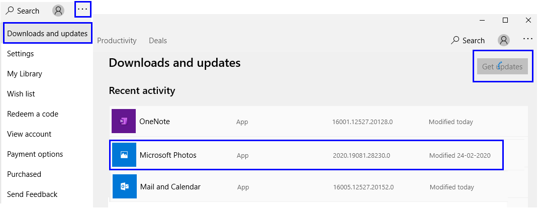Updates