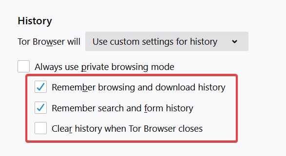 browser history