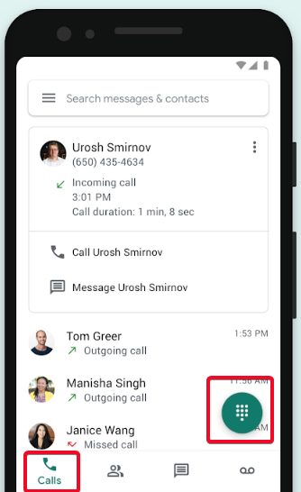 how to make international calls with google