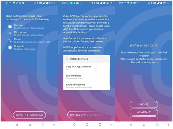 how to use call recorder app