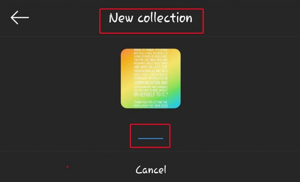 new collection