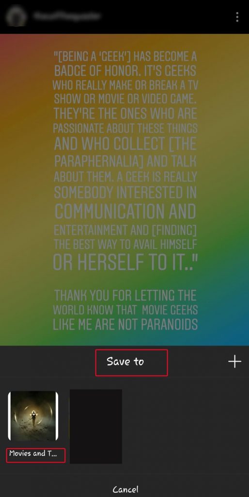 save insta photo