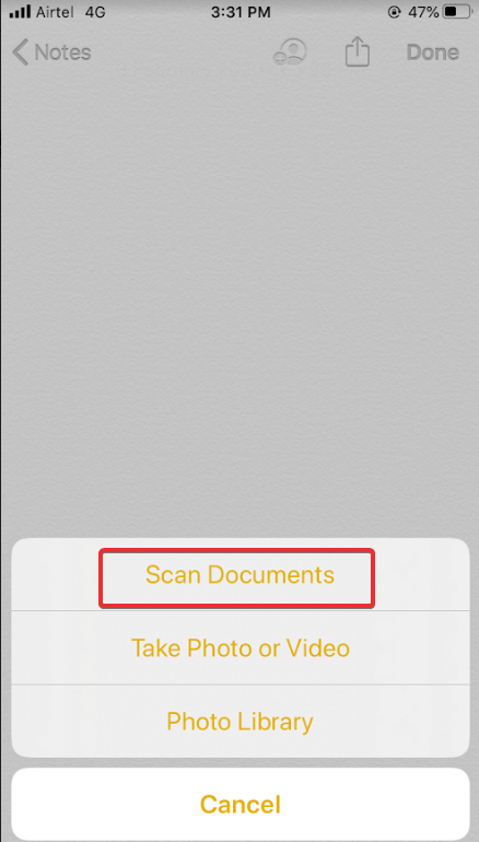 scan documents
