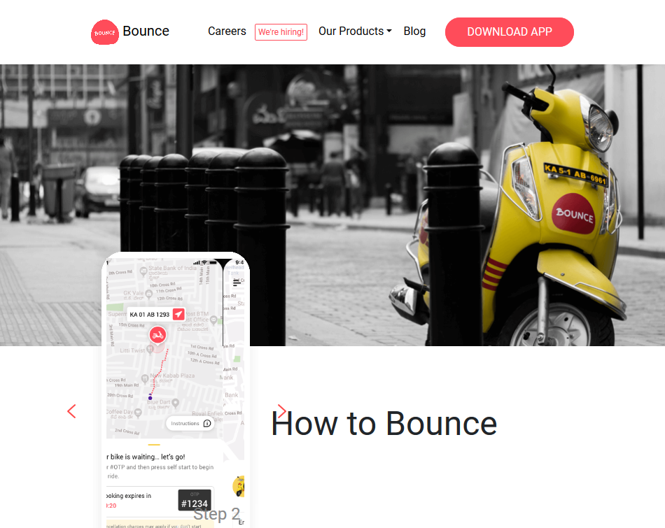 bounce bike monthly rental