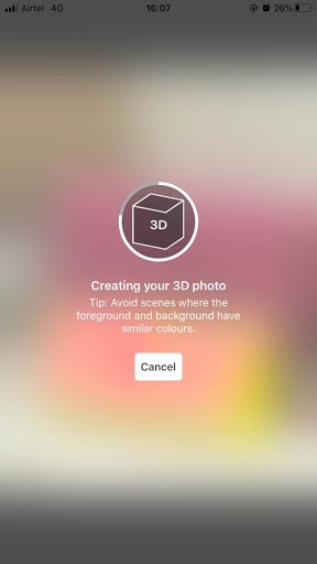 Create 3D Photos On Facebook