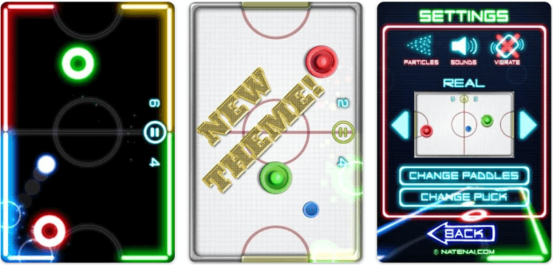 Glow Hockey 2 Android and iPhone Game