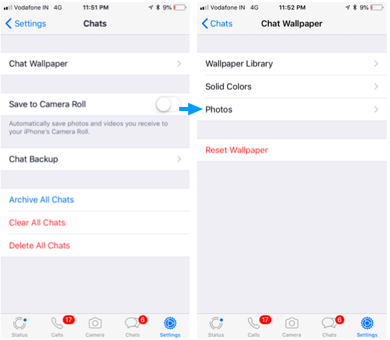 How To Change WhatsApp Wallpaper On iPhone