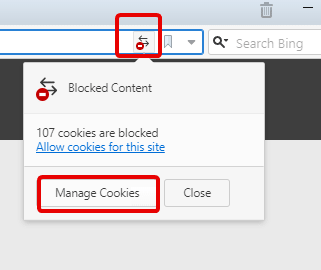 Manage Cookies