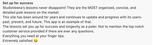 Pole Dance Lessons review