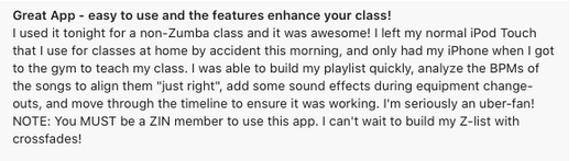 Zumba Fitness review
