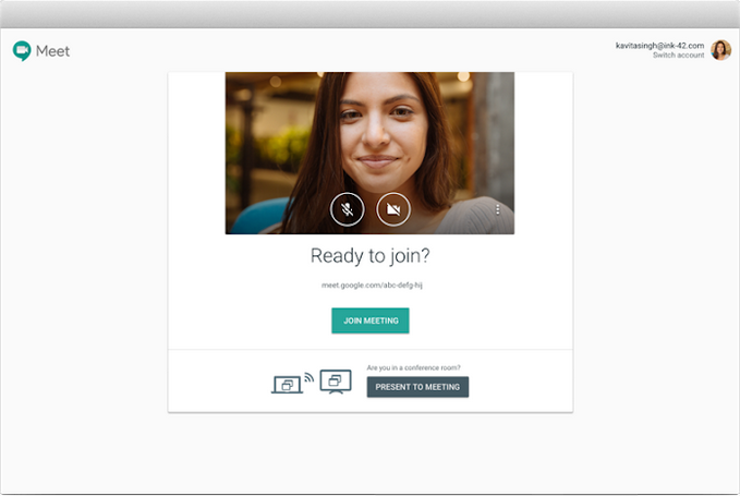 Google Hangouts Meet