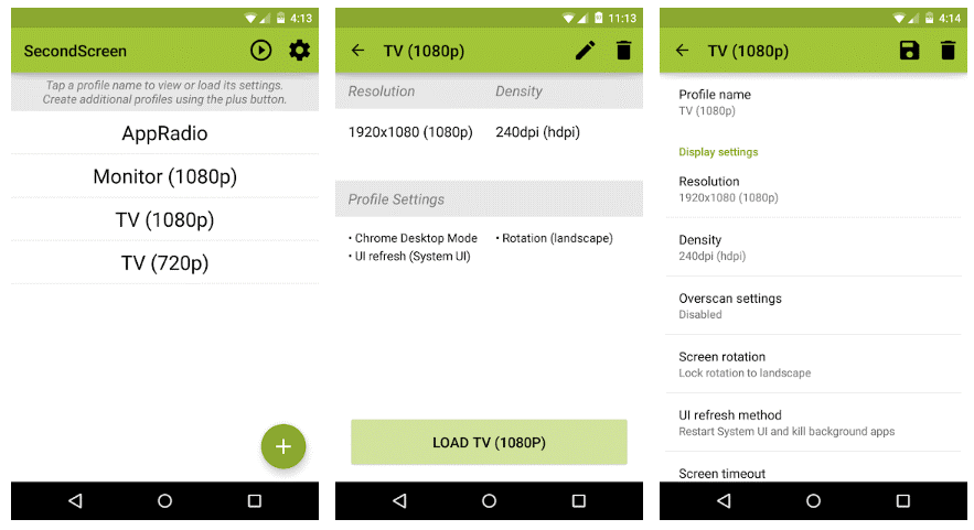 SecondScreen app android