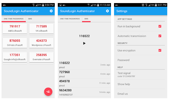 SoundLogin Authenticator