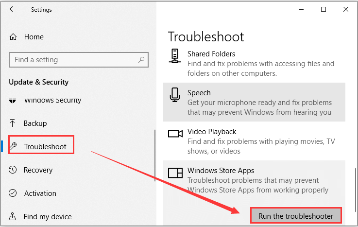Troubleshoot