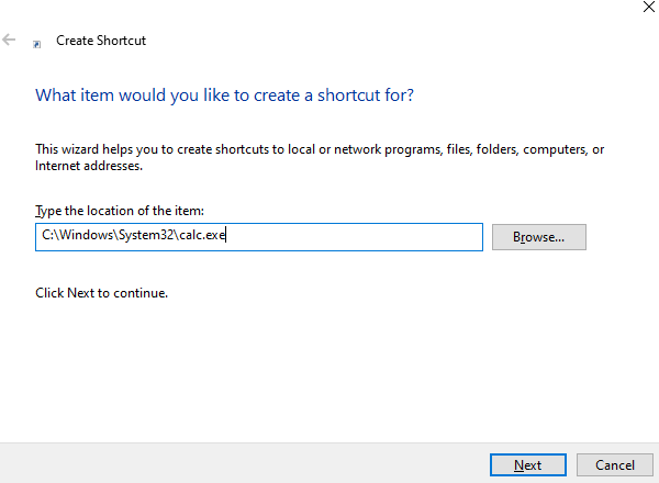 Windows 10 Calculator executable file.
