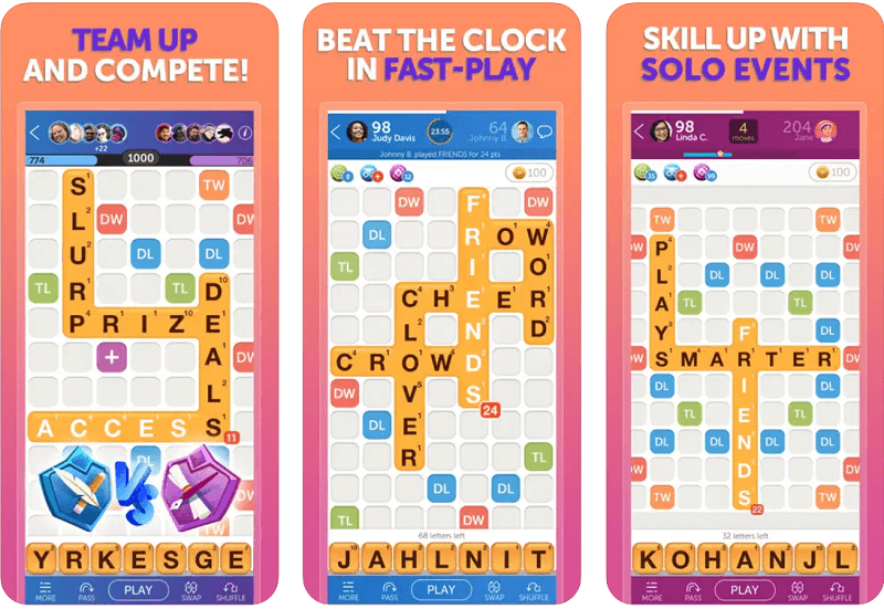 Words With Friends Crosswords