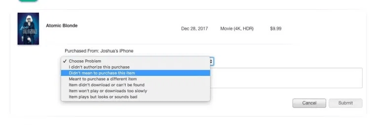 description box