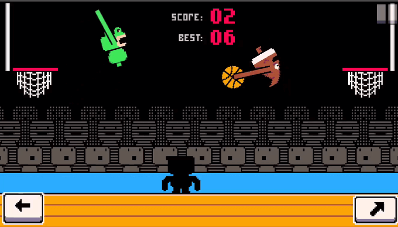 dunkers best 2 player mobile game