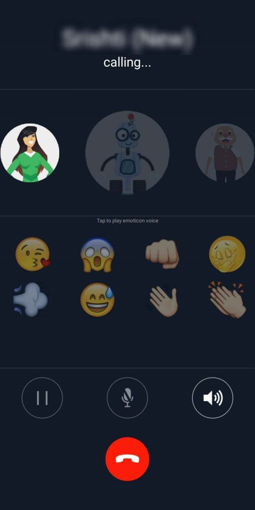 emoticon sounds in magiccall