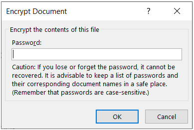 encrypt document