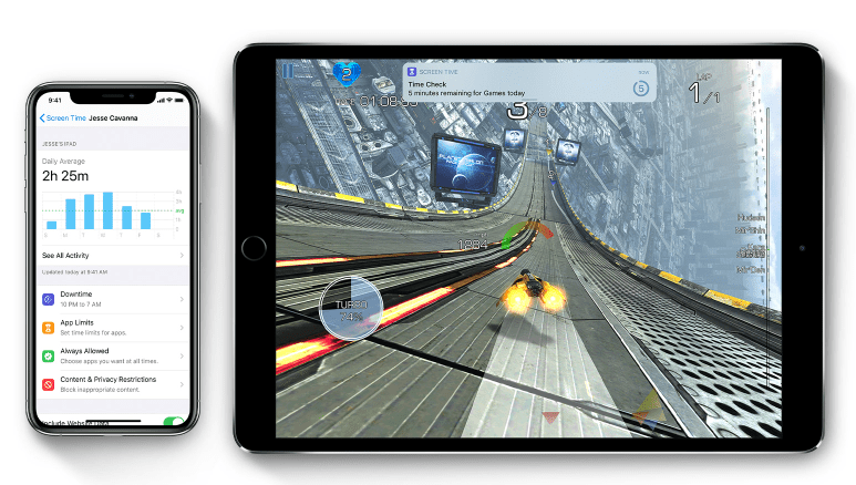 screen time in iphone