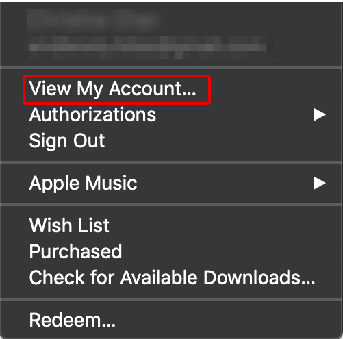 view account