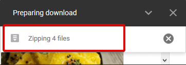 zip files