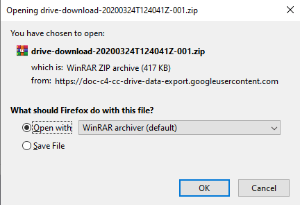 google drive download multiple files without zipping