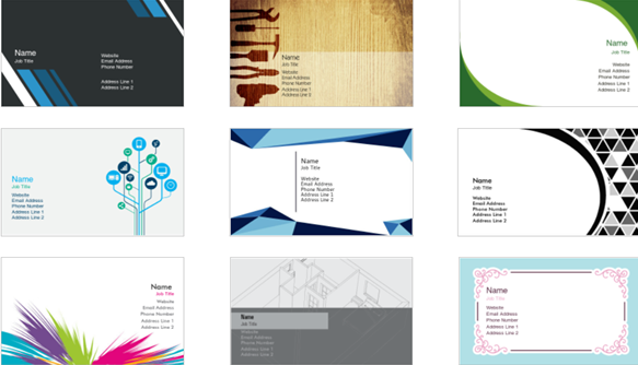 business card maker free download