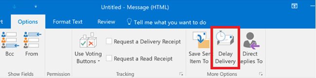 Click Delay Delivery