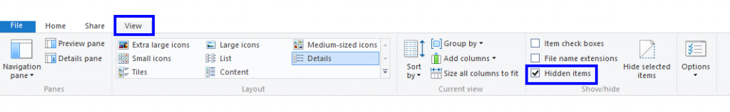Google Chrome software reporter tool enable hiiden items