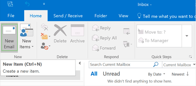 New email