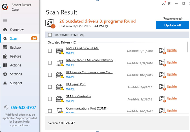 Scan Status