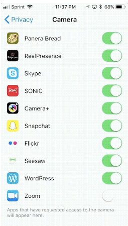 Permission For Camera