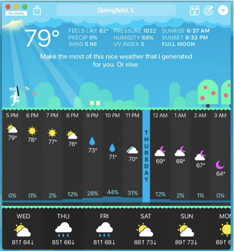 best rated free weather app for mac