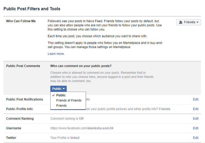 turn off comments facebook reoccur timeline