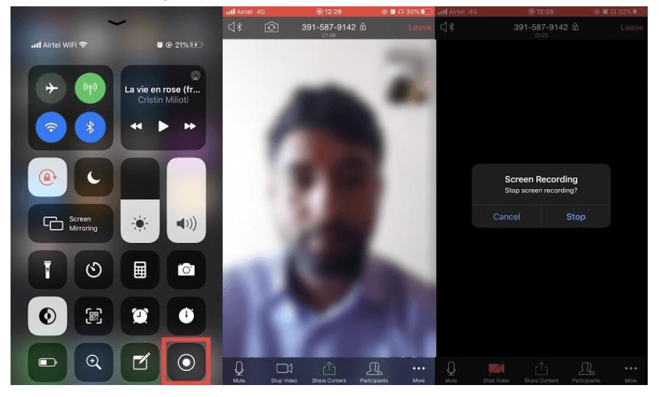 find zoom recording using meeting id