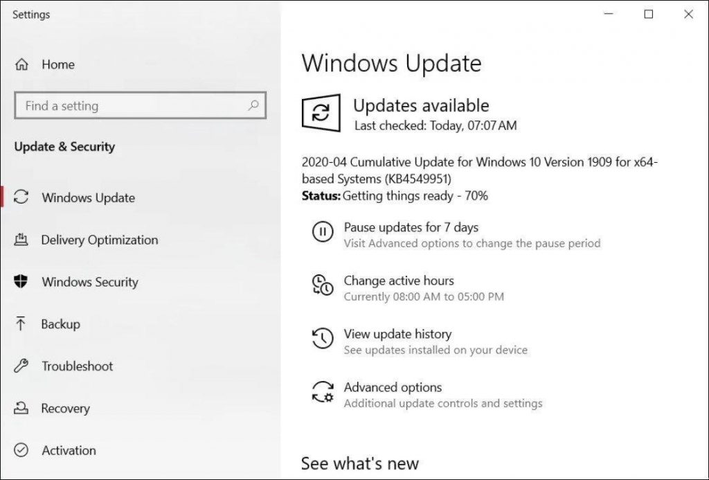 windows update kb4474419