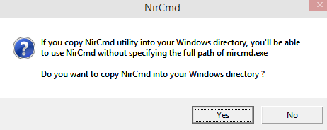 confirmation prompt