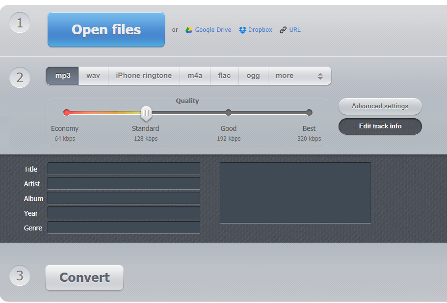 convert flac to mp3 online
