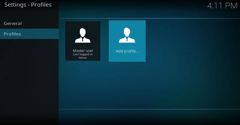 profile setting