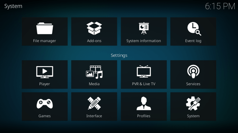 system setting
