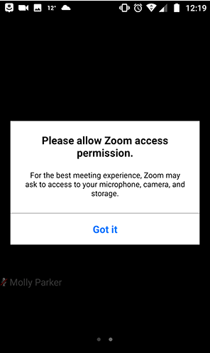 App permission