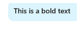 Bold Text